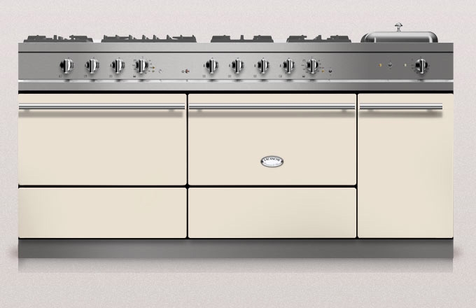 Lacanche Sully 1800-D Modern, cooking station, 180.5 cm, color Ivoire, with 5 year guarantee!