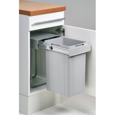 Naber Selectakit Bio Single 30 DT, jäätmesüsteem 32 liitrit, alumiiniumhall, 8011014