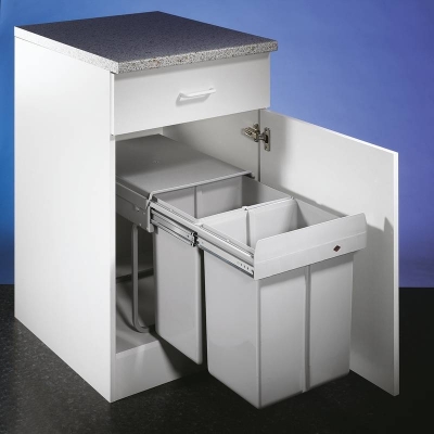 Naber Selectakit Double 4, jäätmesüsteem, alumiiniumhall, 8011115