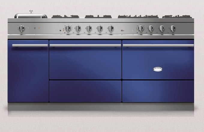 Lacanche Sully 1800-G Modern, cooking station, 180.5 cm, color Bleu Francais, with 5 year guarantee!