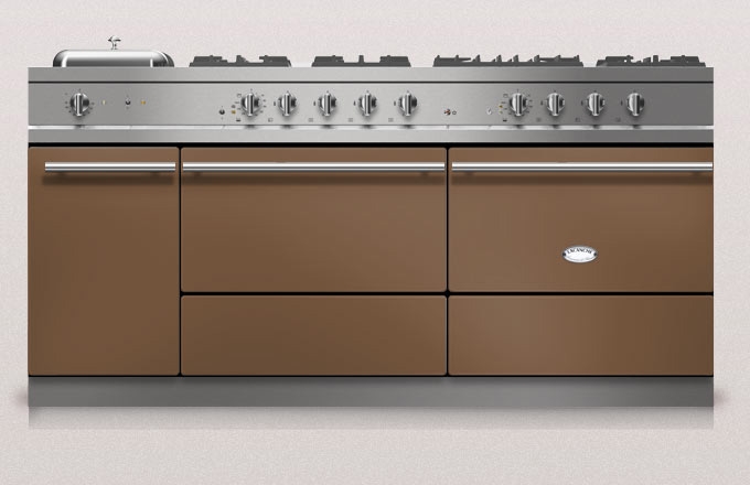 Lacanche Sully 1800-G Modern, cooking station, 180.5 cm, color Marronglance, with 5 year guarantee!