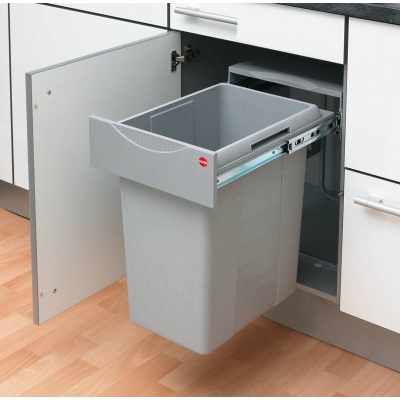 Naber Selectakit Easy Cargo 1 waste system, aluminum gray, 8011254