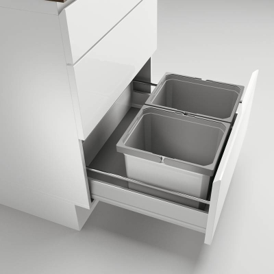 Naber Selectakit Cox Box 235 K / 600-2, jäätmesüsteem, helehall, orgaanilise kaanega, 8012451