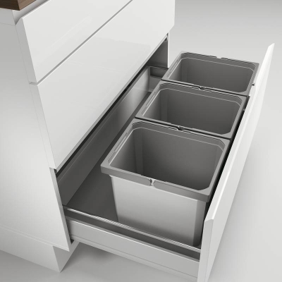 Naber Selectakit Cox Box 275 K / 900-3, jäätmesüsteem, helehall, ilma biokaanita, 8012478