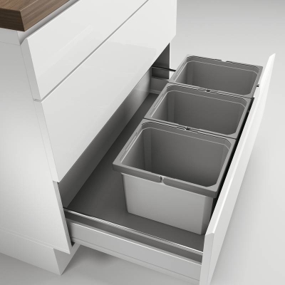 Naber Selectakit Cox Box 235 K / 900-3, jäätmesüsteem, helehall, orgaanilise kaanega, 8012455