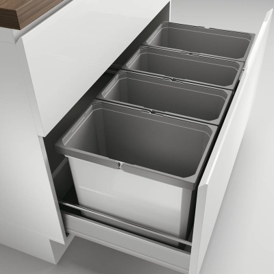 Naber Selectakit Cox Box 350 S / 1000-4, jäätmesüsteem, helehall, 8012426