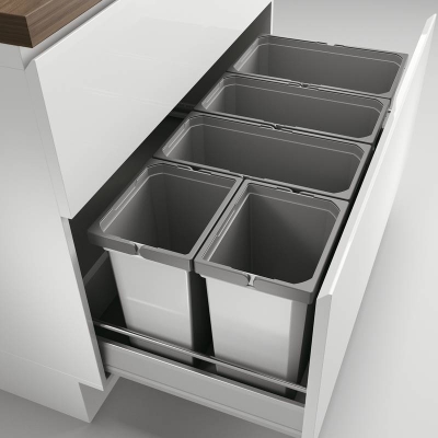 Naber Selectakit Cox Box 350 S / 1000-5, jäätmesüsteem, helehall, ilma biokaanita, 8012424