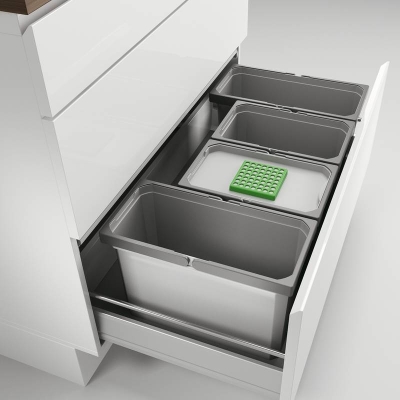 Naber Selectakit Cox Box 275 S / 900-4 Bio, jäätmesüsteem, helehall, 8012469