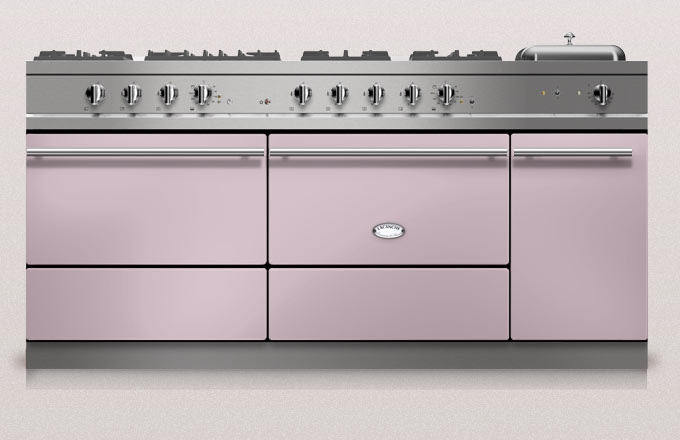 Lacanche Sully 1800-D Modern, cooking station, 180.5 cm, color Rose Quartz, with 5 year guarantee!