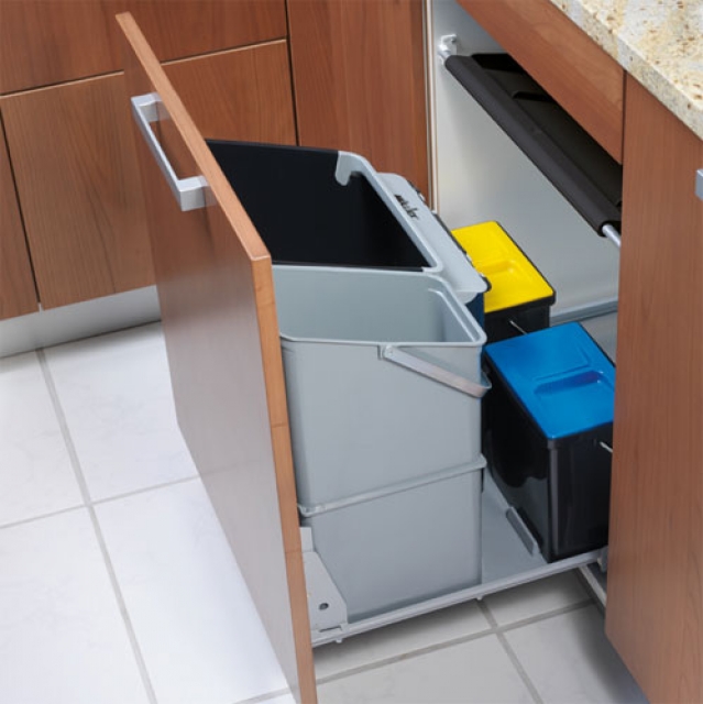 Naber Selectakit Müllex Comfort 35/17/4/4, front pull-out waste system, 8011054