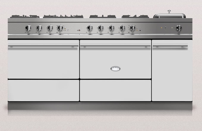 Lacanche Sully 1800-D Modern, cooking station, 180.5 cm, color Blanc, with 5 year guarantee!