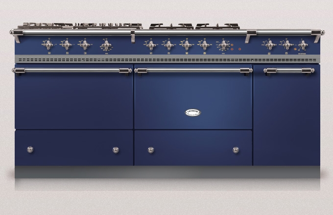 Lacanche Sully 1800-D Classic, cooking station, 180.5 cm, color Bleufrancais, with 5 year guarantee!