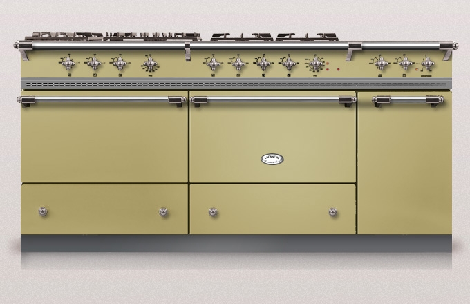 Lacanche Sully 1800-D Classic, cooking station, 180.5 cm, color Vertsologne, with 5 year guarantee!