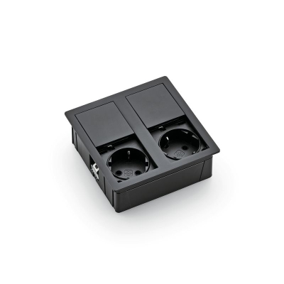 Naber Plaza 2, pistikupesa element mattmust, 7053161