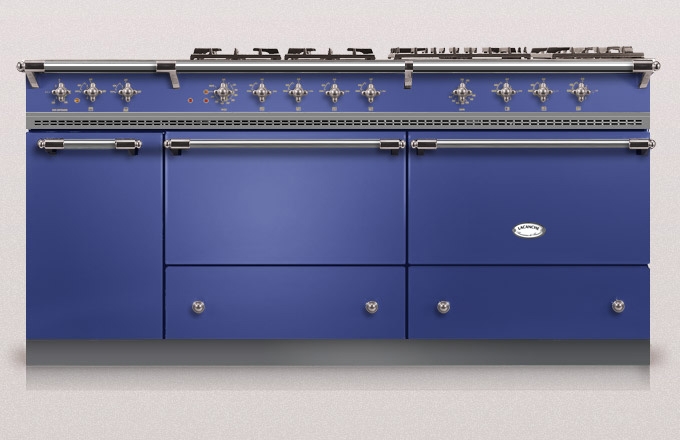 Lacanche Sully 1800-G Classic, cooking station, 180.5 cm, color Bleu Portugais, with 5 year guarantee!