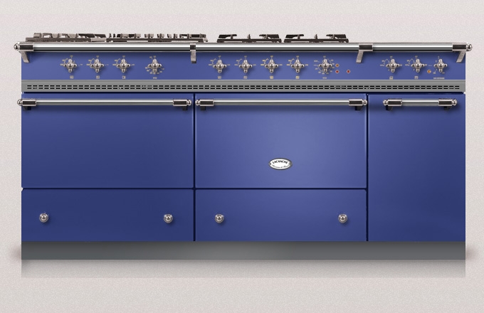 Lacanche Sully 1800-D Classic, cooking station, 180.5 cm, color Bleuportugais, with 5 year guarantee!