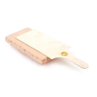 Beefer pizza stone including slider