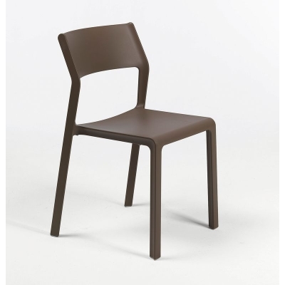 Naber Trill 1 chair, fiberglass polypropylene, tabacco brown, 3038017