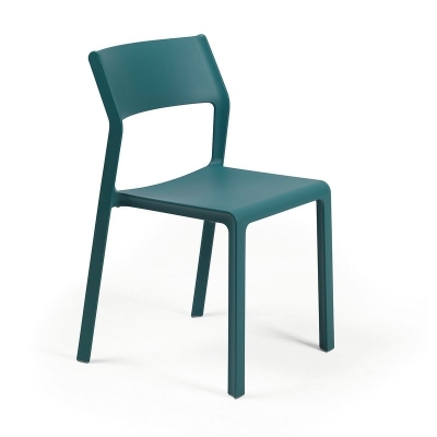 Naber Trill 1 chair, fiberglass polypropylene, ottanio blue, 3038016