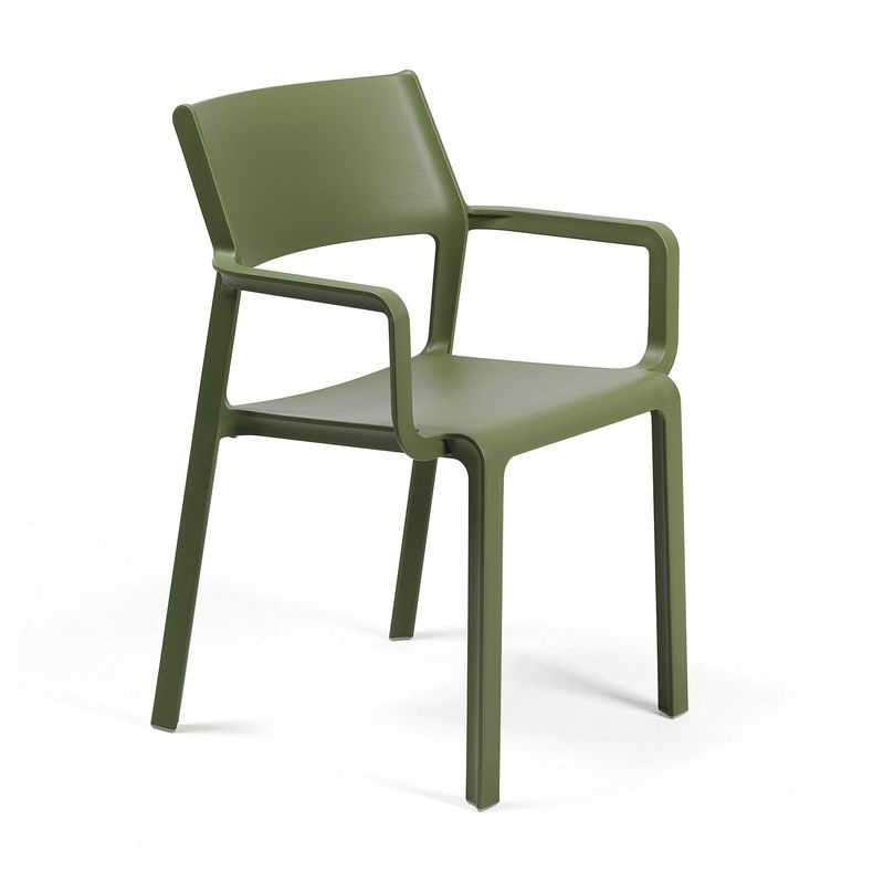 Naber Trill 1A chair, fiberglass polypropylene, agave green, 3038003