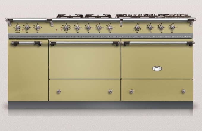 Lacanche Sully 1800-G Classic, cooking station, 180.5 cm, color Vertsologne, with 5 year guarantee!