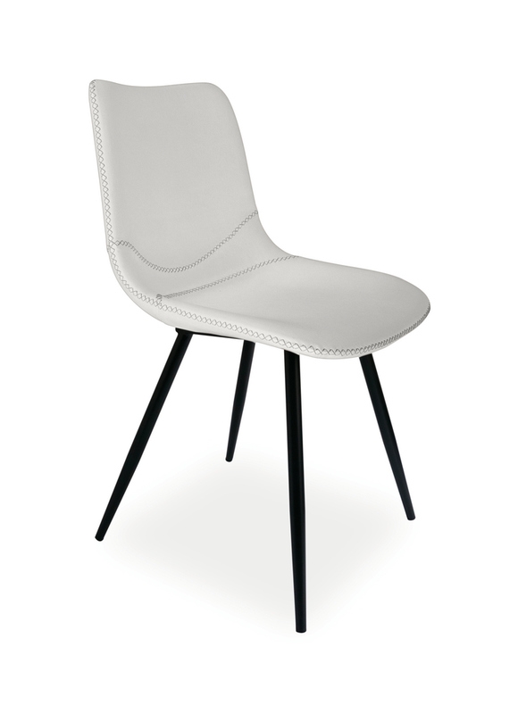 Naber Lino 1K, chair, black frame, cream cover, 3038390