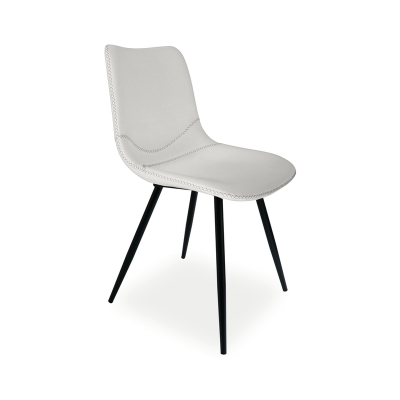 Naber Lino 1K, chair, black frame, cream cover, 3038390