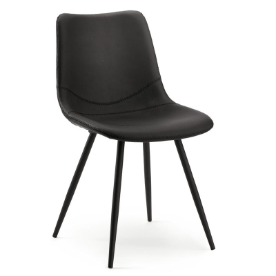 Naber Lino 1K, chair, black frame, black cover, 3038291
