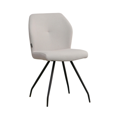 Naber Tablon Kyra 1R chair, black frame, gray cover, 3039051