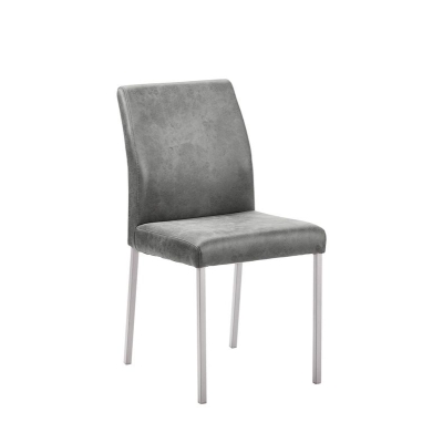 Naber Tablon Barile 1WS chair, stainless steel frame, light gray cover, 3037320