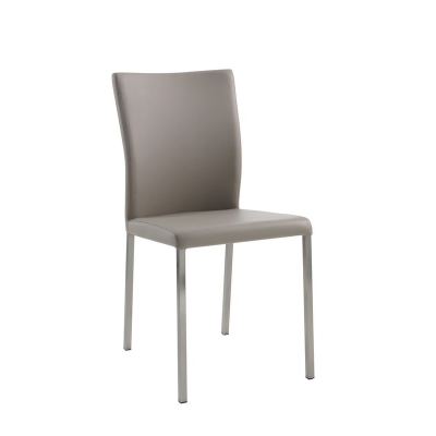 Naber Tablon Daimo 1K chair, stainless steel frame, light mud cover, 3038192