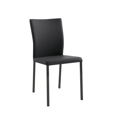 Naber Tablon Daimo 1K chair, black frame, dark anthracite cover, 3038195