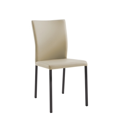 Naber Tablon Daimo 1K chair, black frame, toffee cover, 3038199