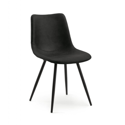 Naber Lino 1WS, chair, black frame, black cover, 3038293