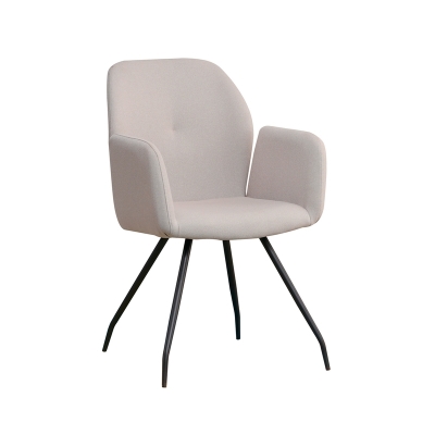 Naber Tablon Cara 1R chair, black frame, gray cover, 3039048