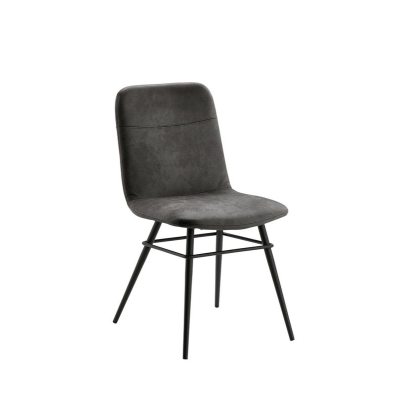 Naber Tablon Felice 1WS chair, black frame, dark gray cover, 3038339