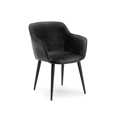 Naber Tablon Ella WS chair, black frame, black cover, 3038121