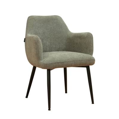 Naber Tablon Maya 1R chair, black frame, green cover, 3039042