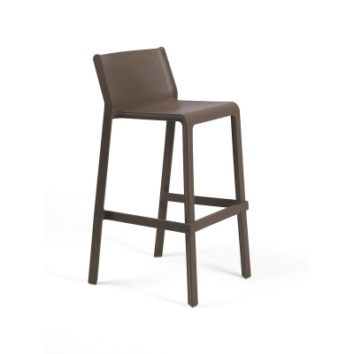 Naber Tablon Trill 3 stool, fiberglass polypropylene brown, 3038037