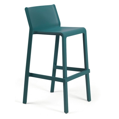 Naber Tablon Trill 3 stool, fiberglass polypropylene blue, 3038036