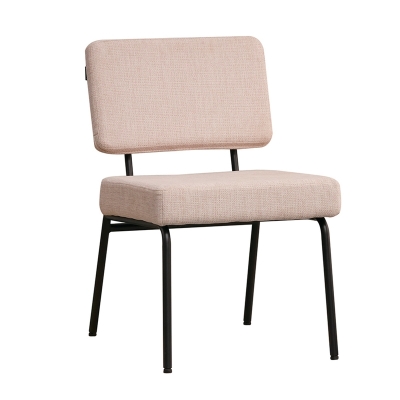 Naber Tablon Rocco 1R chair, black frame, beige cover, 3039052