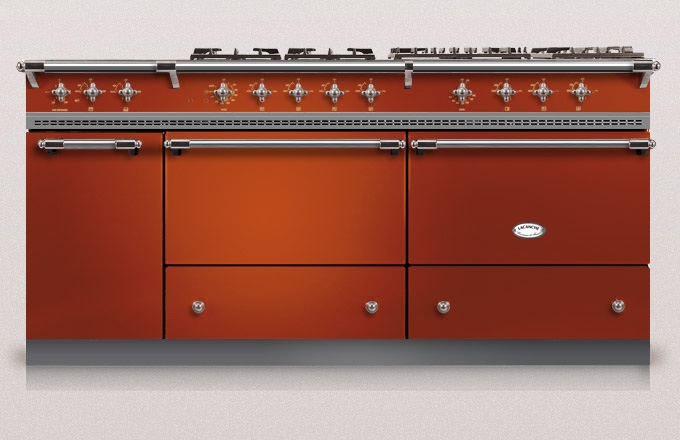 Lacanche Sully 1800-G Classic, cooking station, 180.5 cm, color terracotta, with 5 year guarantee!