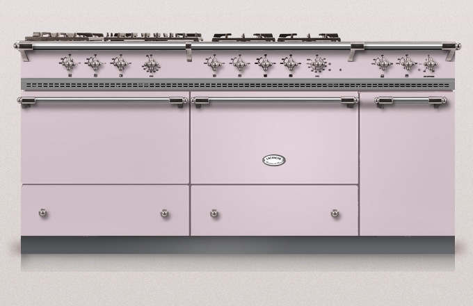 Lacanche Sully 1800-D Classic, cooking station, 180.5 cm, color rose quartz, with 5 year guarantee!