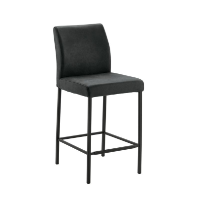 Naber Tablon Barile 2WS stool, black frame, slate gray cover, 3038316