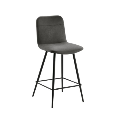 Naber Tablon Felice 2WS stool, black frame, dark gray cover, 3038331
