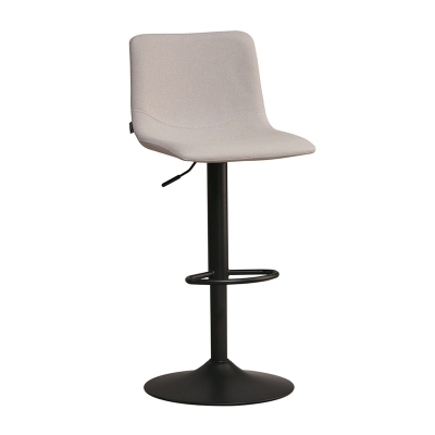 Naber Tablon Bella R stool, black frame, gray cover, 3039065