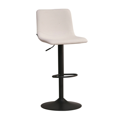 Naber Tablon Bella R stool, black frame, beige cover, 3039063