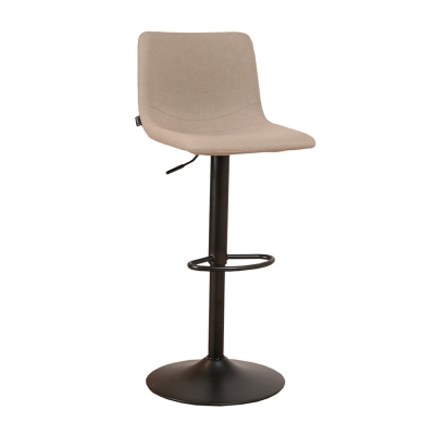Naber Tablon Bella R stool, black frame, taupe cover, 3039064