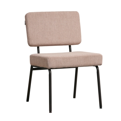 Naber Tablon Rocco 1R chair, black frame, taupe cover, 3039053