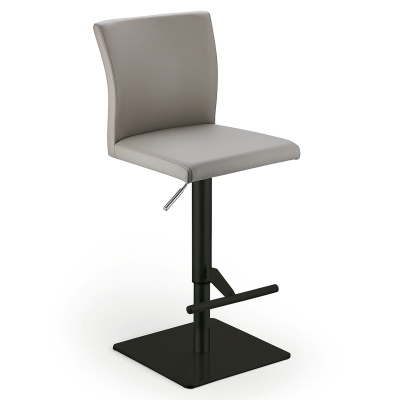 Naber Tablon Buono K stool, black frame, light mud cover, 3038186